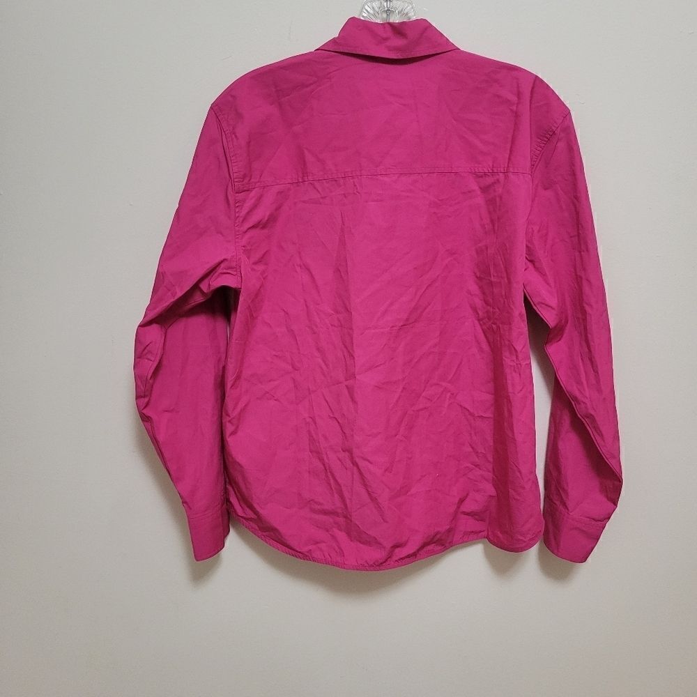Aritzia Wilfred Free Cotton Button Up Shirt Pink XS - Picture 4 of 8